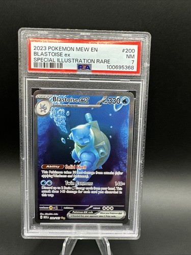 Blastoise ex graded PSA 7 for sale on eBay