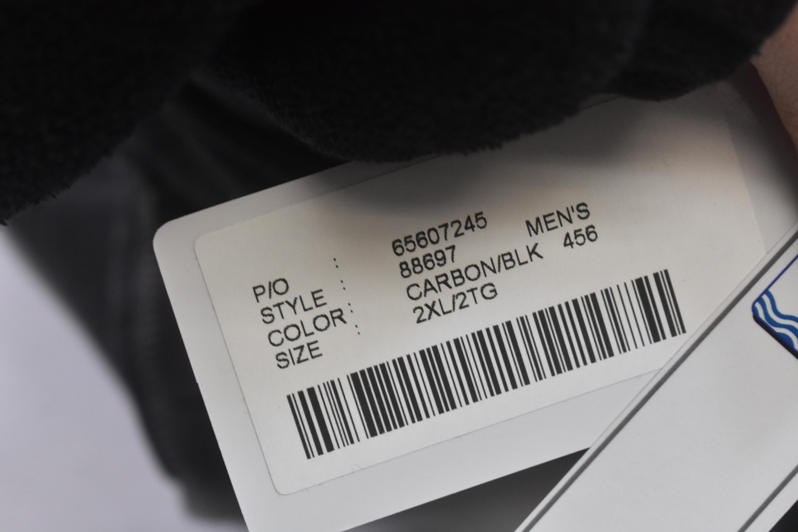 North End Sport Jacket Mens 2XL Carbon Black Full Zip Softshell Fleece 88697