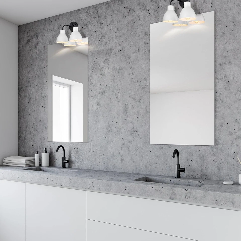 Tocador SATCO Nuvo 60/6785 Sloan 2 luces mate negro blanco tono Foto 2 de 4