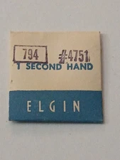 Vintage Elgin 794 #4751 Second Hand, Nos, Watch Hand