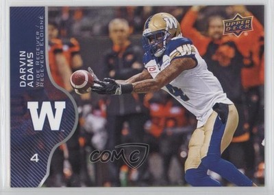 2017 Upper Deck CFL Darvin Adams #65 s9v