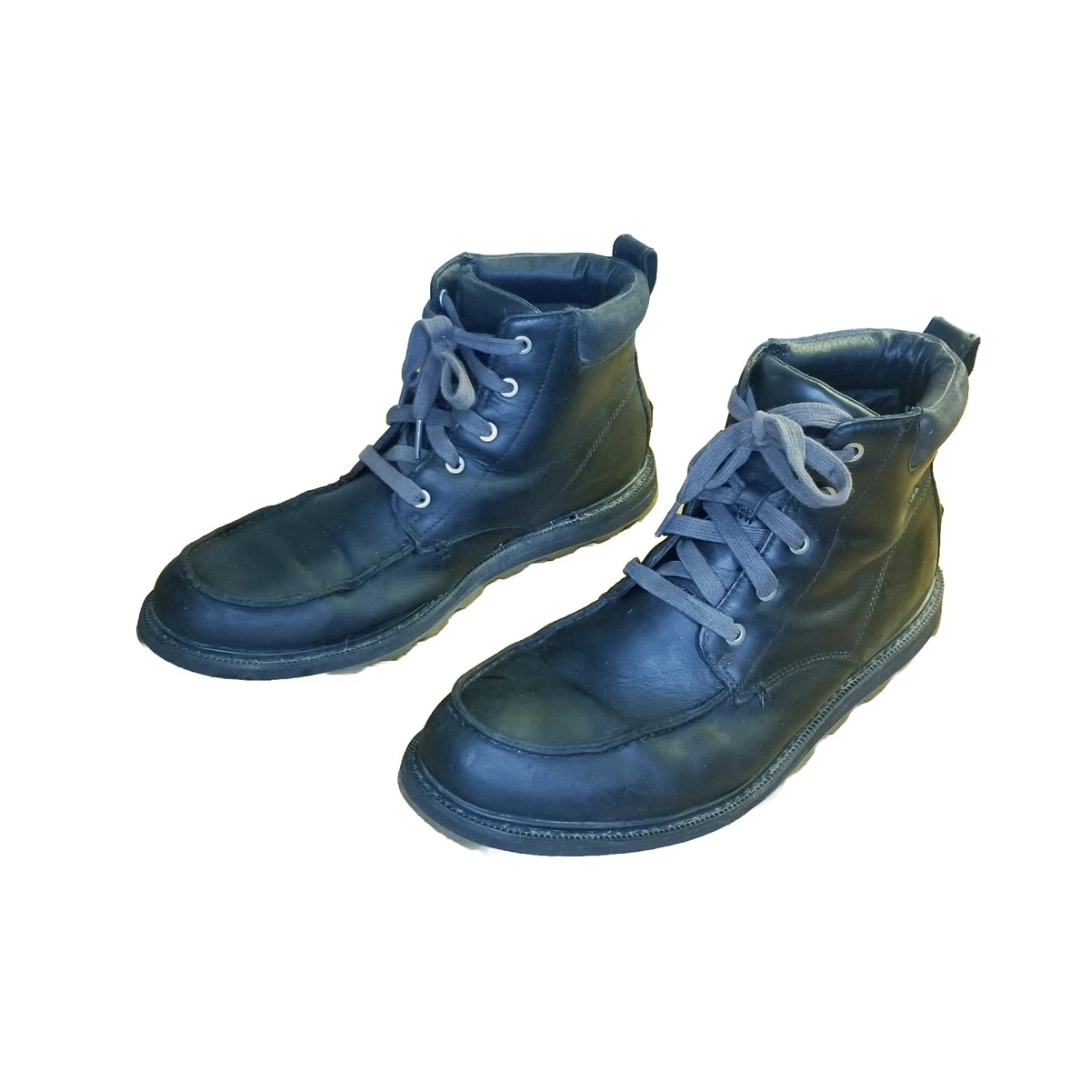 Sorel Madson II Moc Toe Men\'s 11 Coal Black Leather Waterproof Boots LM6057-010 Men main image 2