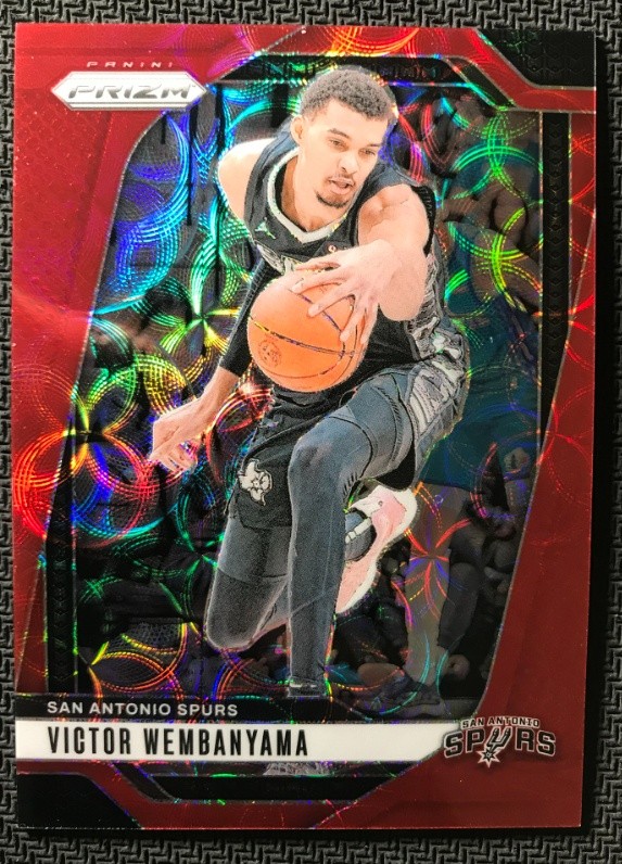 Victor Wembanyama 2024-25 Panini Prizm Red Choice /88 #172