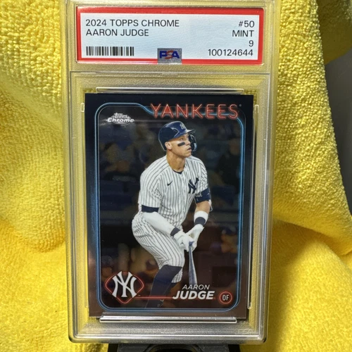 2024 Topps Chrome - #50 Aaron Judge PSA 9