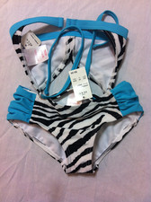 NWOT XHILARATION GIRLS 2 PIECE SWIMSUIT SIZE XS 4-5