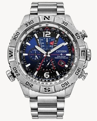 Citizen Eco-Drive Men's Atomic Chronograph Calendar Watch 48MM