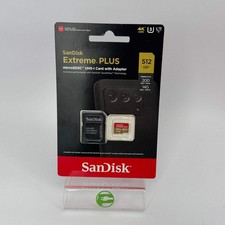 New Sandisk Extreme Plus MicroSDXC UHS-I with Adapter 512gb