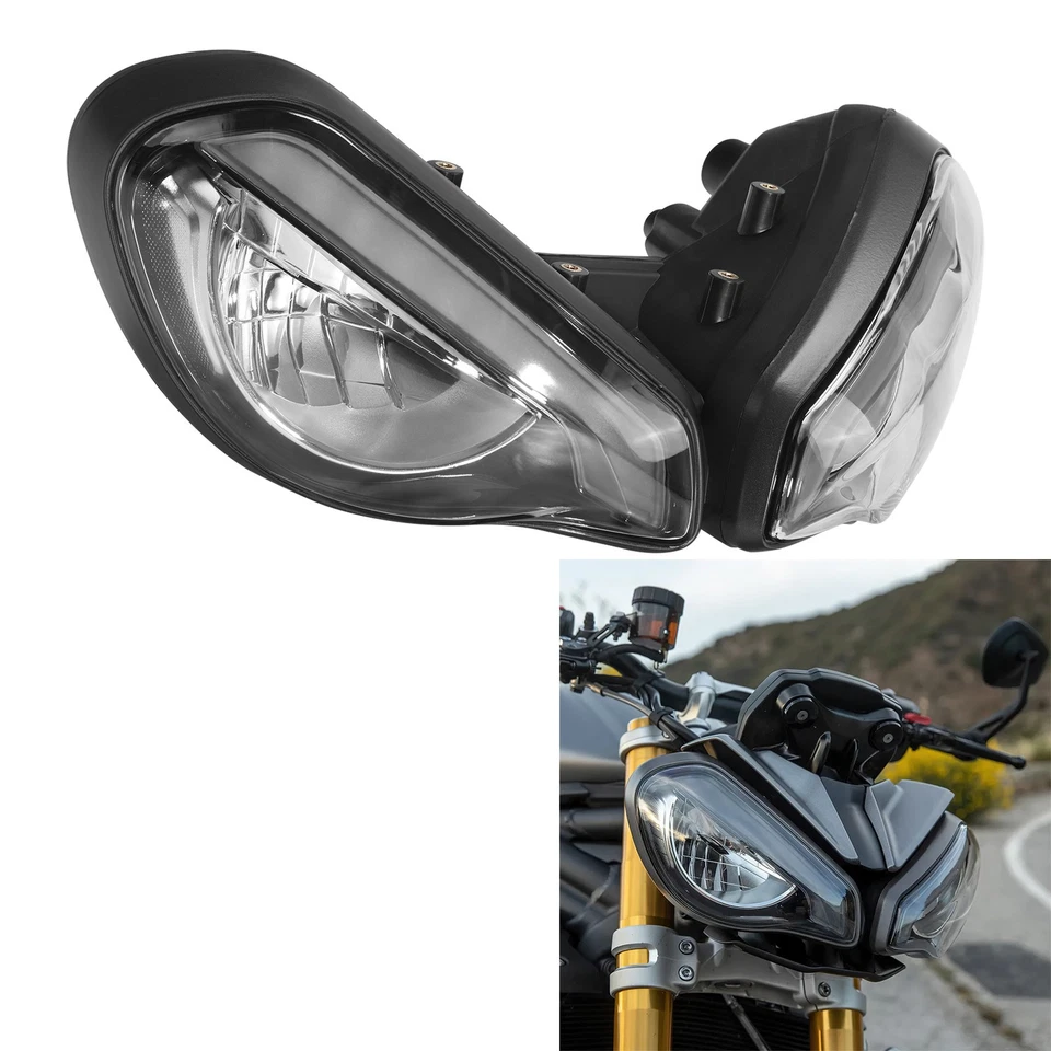 Передняя светодиодная фара фара фара подходит для Triumph Street-Triple 765R 765RS 2023 2024 - Изображение 3 из 4