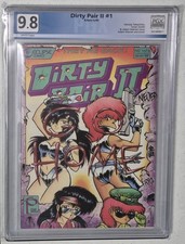 Dirty Pair II # 1 by Eclipse Comics NOT CGC PGX GRADED 9.8 READ DESCRIPTION D