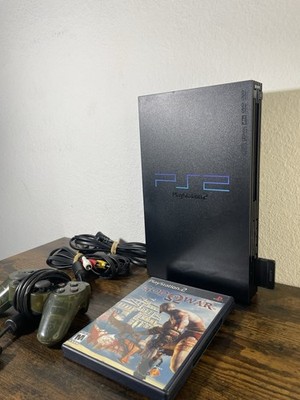 Sony PlayStation 2 PS2 Fat Console SCPH-30007 R w/ Cables & Controller TESTED 