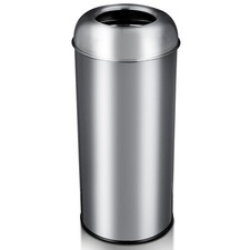 65L/17 Gallon Tall Commercial Trash Can Large Capacity Outdoor Trash Can W/ Lid