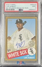2020 Topps Luis Robert 1985 35TH ANNIVERSARY ROOKIE RC AUTO GOLD /50 PSA 9 MINT
