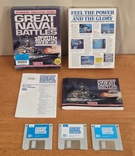 Great Naval Battles North Atlantic SSI IBM PC Big Box Game Complete CIB WWII