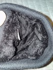 Levis Winter Hat Beanie Plaid Navy Cuffed Sherpa Lined Leather Logo Patch OS — photo 10