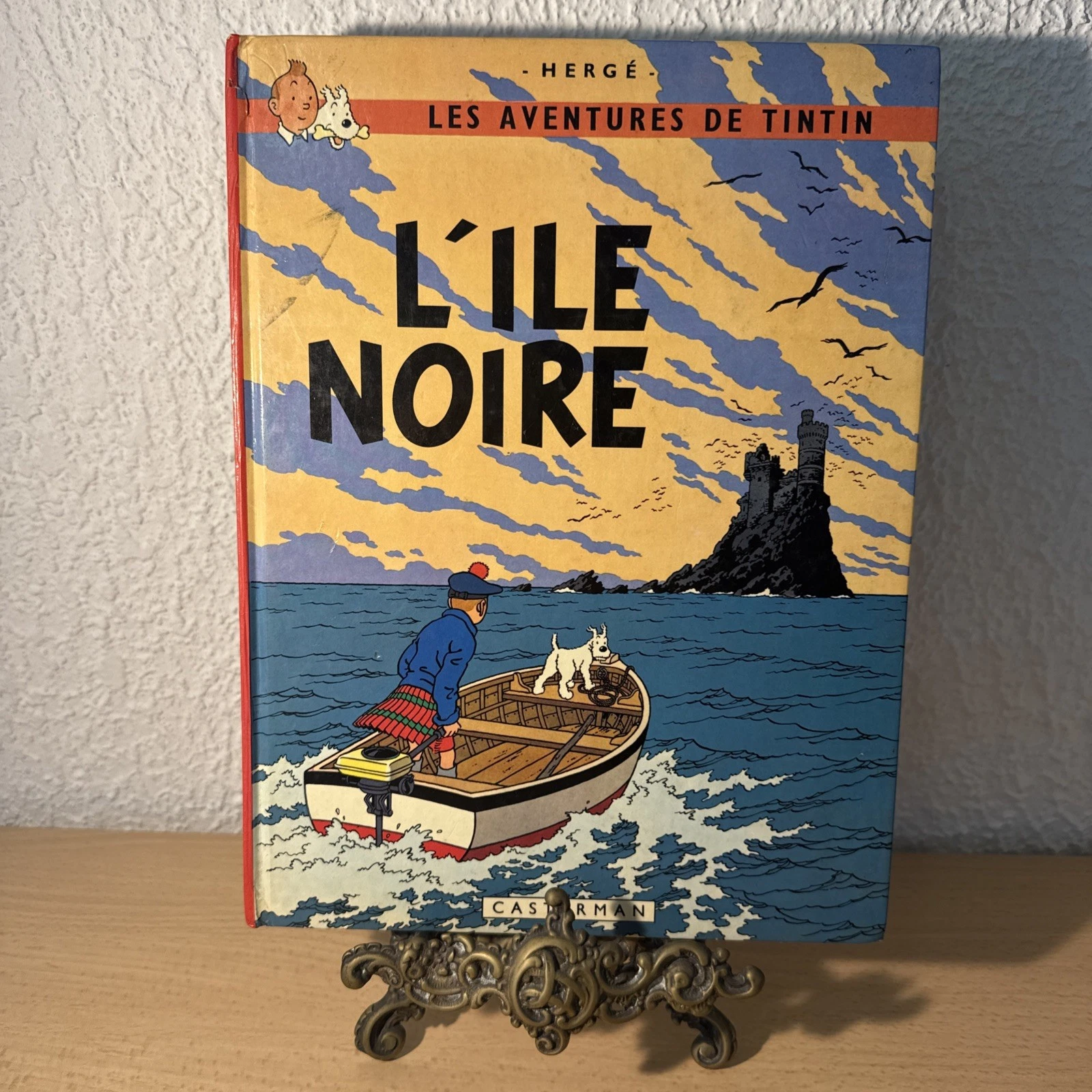 BD Les Aventures De Tintin L’île Noire Hergé Casterman 1946