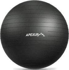 Pelota de yoga APEXUP antideslizante y resistente para fitness y equilibrio