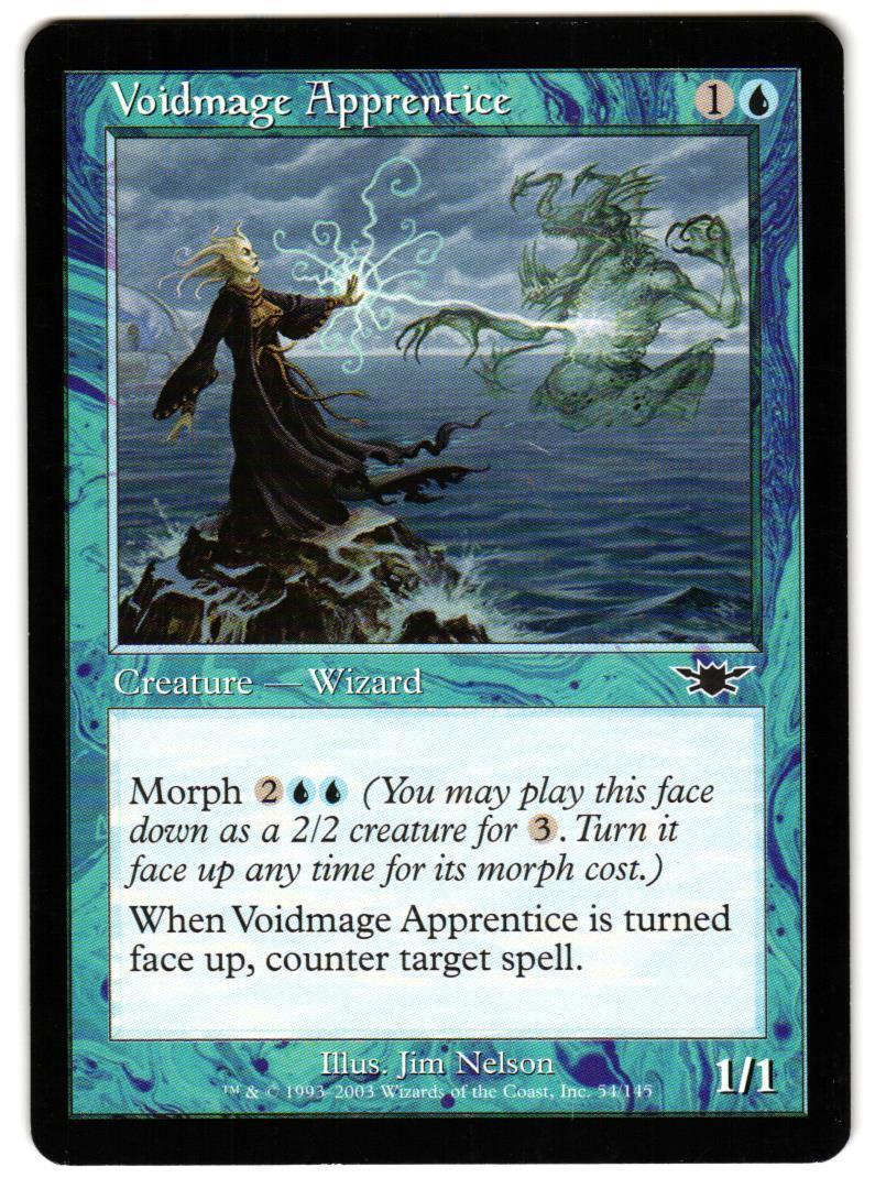 Magic_the_gathering Legions Voidmage Apprentice #54 2003,MTG,LP Common