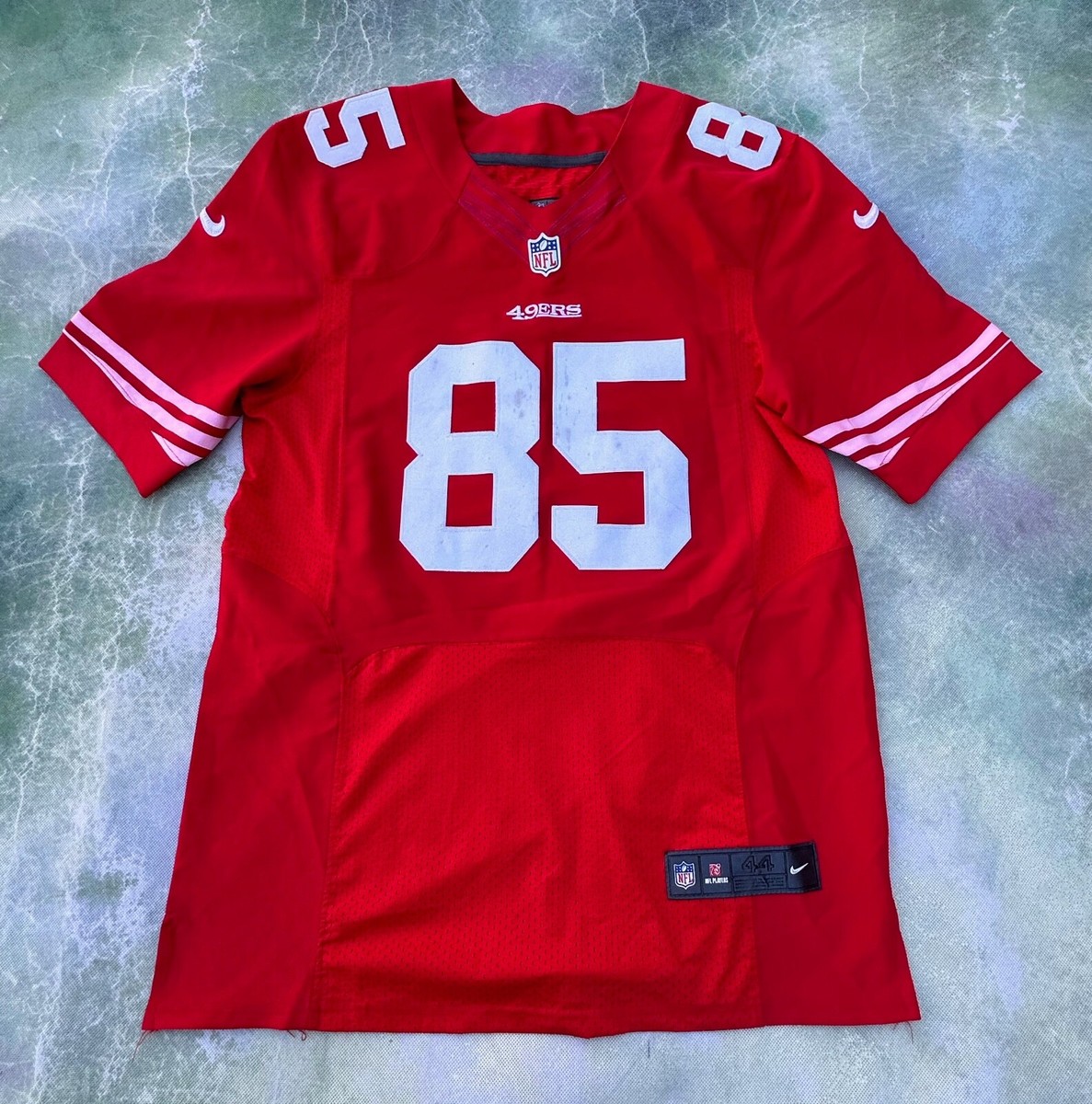 Nike San Francisco 49ers フットボール アメフト XL Nike NFL San Francisco 49ers Vernon Davis #85 Jersey Size 44___