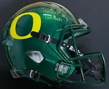 KAYVON THIBODEAUX SIGNED OREGON DUCKS FULL SIZE HELMET BAS WITNESS COA GO DUCKS!