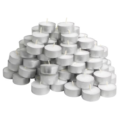 IKEA TILLVARO Duftloses Teelicht *Brad Neu* / 100 pro Packung