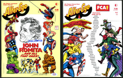 John Romita SIGNED Marvel AlterEgo #9 2001 MNT All That Jazz PSA/DNA AUTOGRAPHED