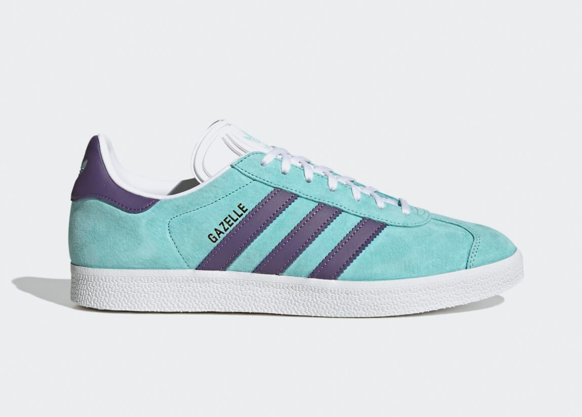 靴 adidas Originals Gazelle Indoor Mint adidas Originals Gazelle Indoor trainers in pastel mint and