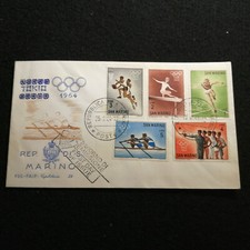 San Marino 25.06.1964-Brief Olympische Sommerspiele, Tokio   1.)