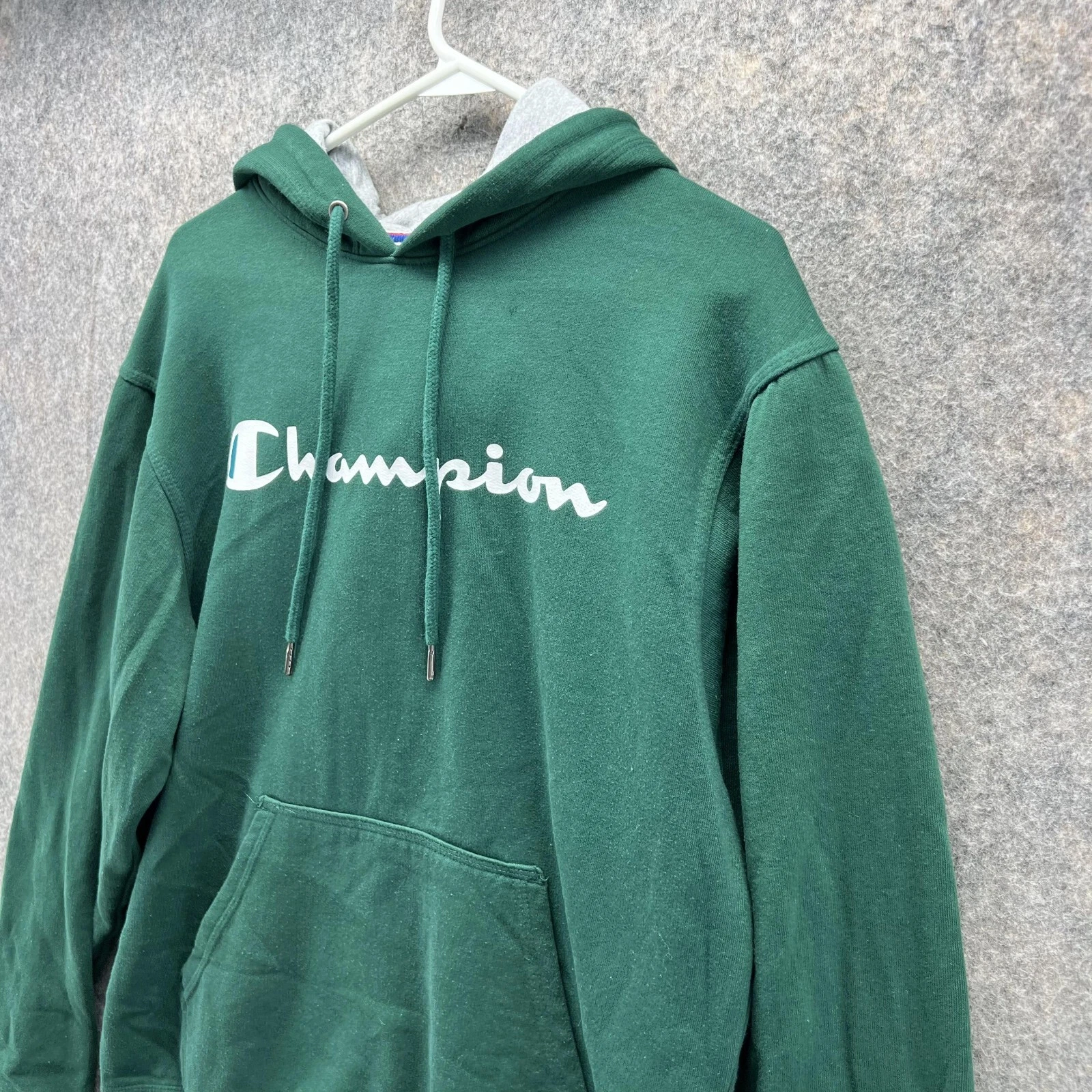 VETEMENTS Felpa con cappuccio Champion uomo piccolo adulto verde pullover felpa incantesimo cotone