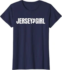 Jersey Girl New Jersey State Est 1787 Gift Ladies' Crewneck T-Shirt