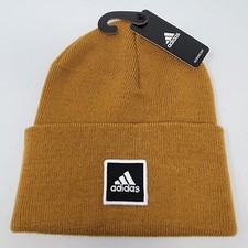 adidas Originals Tall Utility Cuff Beanie, Mesa Brown/Black/White, One Size 4928