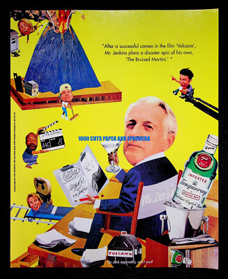 Tanqueray Gin 1997 Trade Print Magazine Ad Alcohol Poster ADVERT