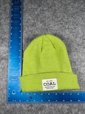Coal Headwear Est. 2002 Beanie Toque Youth One Size Green Knit Poly Acrylic Ski