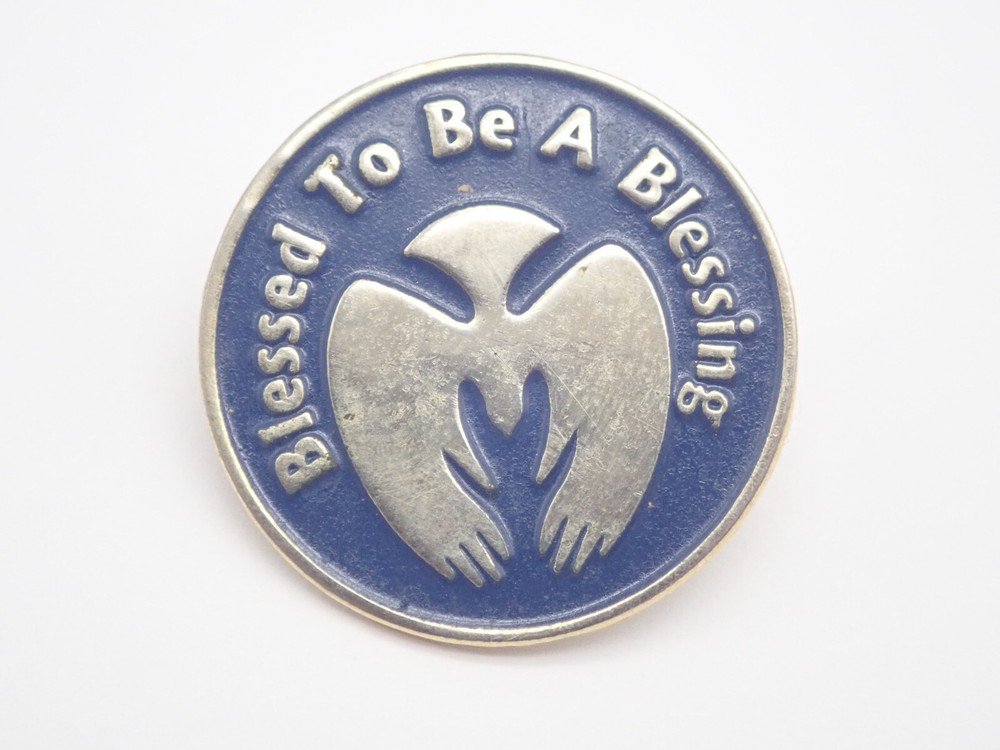 Blessed To Be A Blessing Vintage Lapel Pin