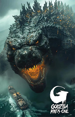 Godzilla Minus One Movie Premium Poster Fan Gift | eBay