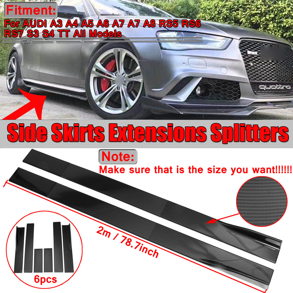 For AUDI A4 A5 A6 S4 78.7