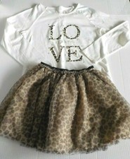Girls 2pc. Tulle Skirt size 7-8 Top Size 10 -12 Children Place