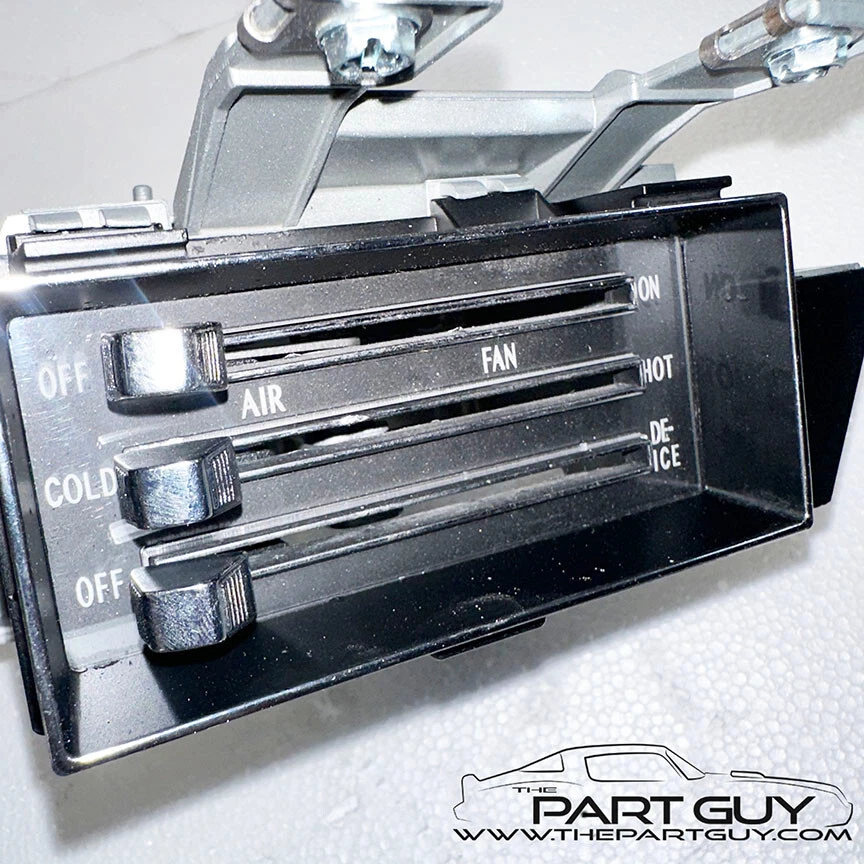 RECONSTRUIDO 68 Chevy II Nova CONTROL DE CALEFACCIÓN CALOR Interruptores de interruptor de aire acondicionado 1968 Climatización Foto 4 de 4