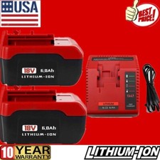 18V Lithium Battery / Fast Charger For Porter Cable 18 Volt PCXMVC PC18B PC18BLX