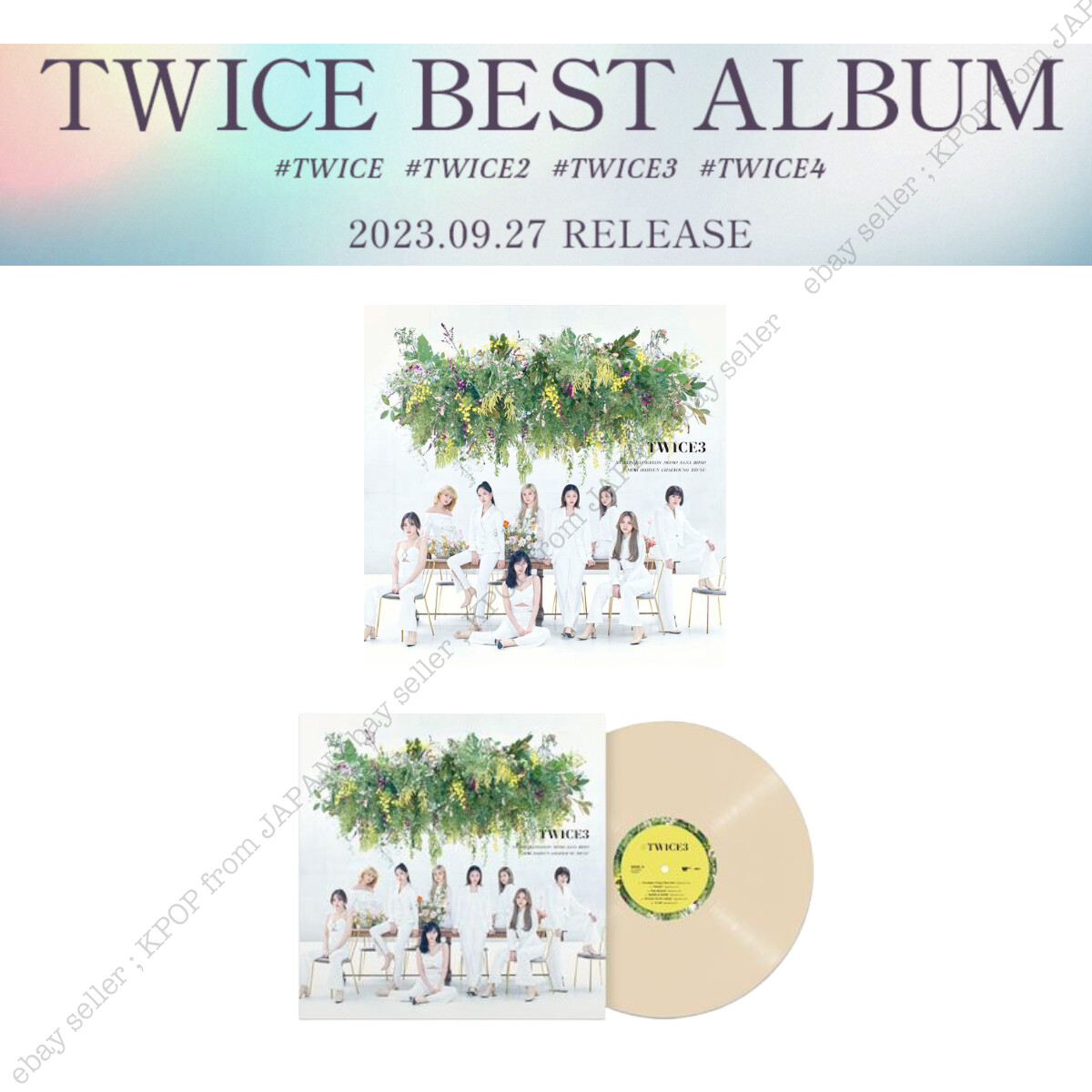 TWICE JAPAN DEBUT BEST ALBUM Color Vinyl #1-4 LP Analog Record Limited  Edition