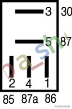 GP RELAY 24V 5/10A NUMBER OF CONNECTIONS 5