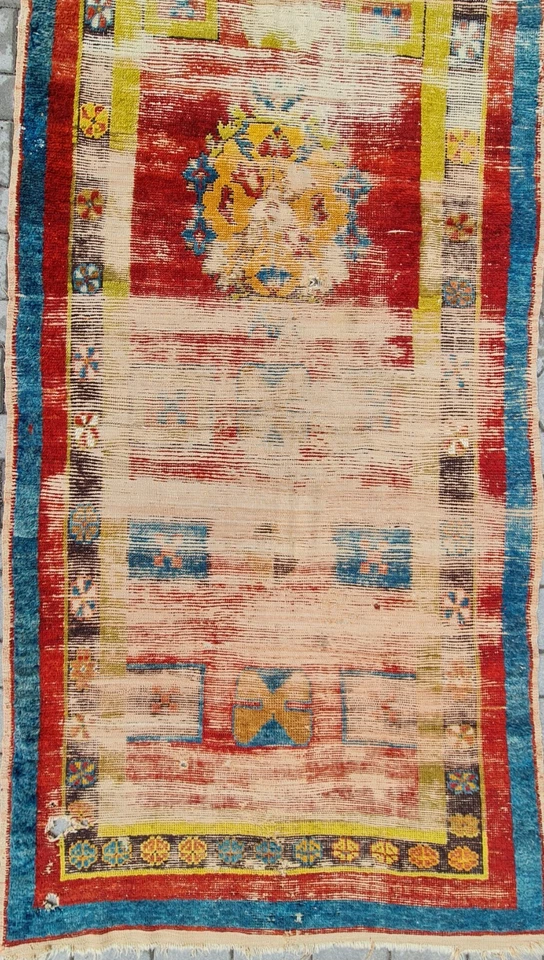 Alfombra antigua 4x11, alfombra de cocina, alfombra de área 4x11, alfombra de salón, alfombra vintage 4x11 Foto 3 de 4