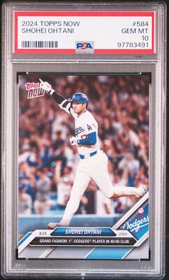 2024 TOPPS NOW #584 SHOHEI OHTANI PSA 10 | eBay