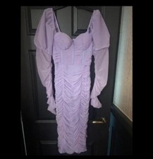 Misspap purple over the knee dress size 12