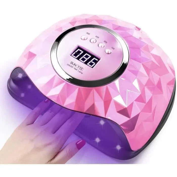 Sèche Ongle Lampe UV LED 268W Blanche avec Minuterie Automatique 4 Modes