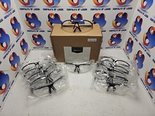 Safety Goggles Glasses Anti Fog Scratch Shooting Black Clear Lens 12 X pairs M
