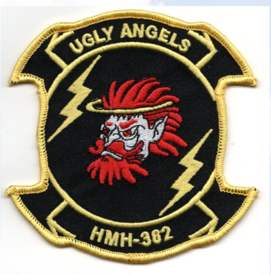 Marines HMH 362 Ugly Angels Sticker - 3x4 Inch USMC Vinyl Decal Officially Licensed
