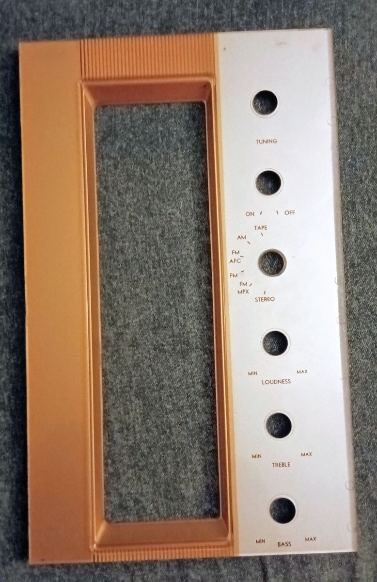 VINTAGE MAGNAVOX TUBE ASTRO SONIC STEREO BEZEL (AMP WAS 9305) | eBay