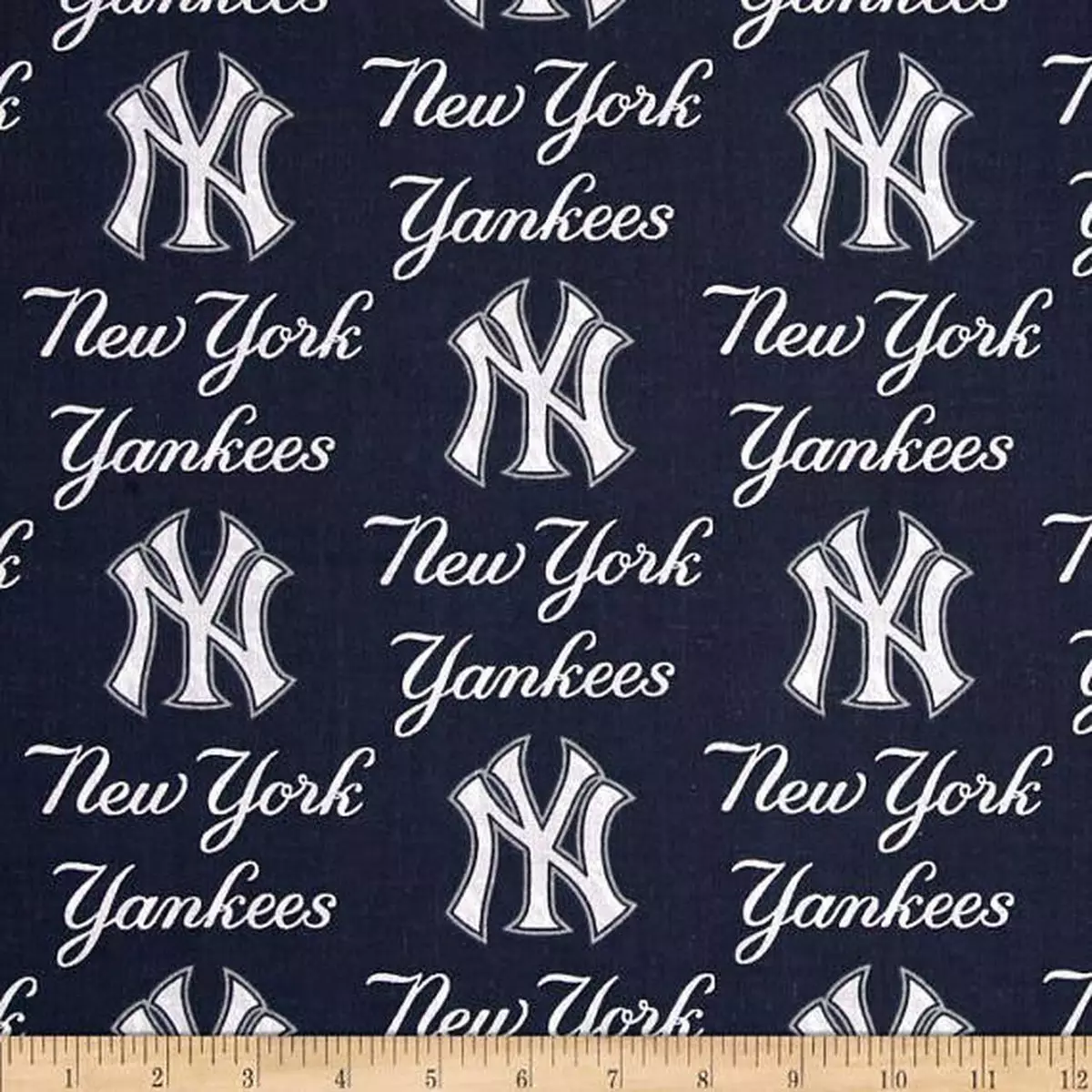 New York Yankees Fabric NY FQ Fat Quarter 100 Cotton EXTRA WIDE 18
