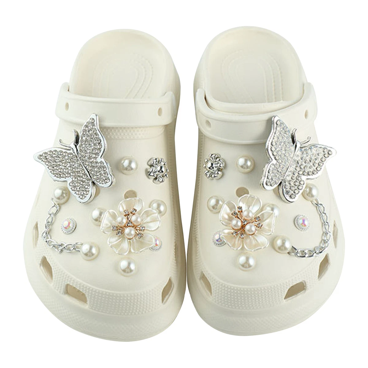 Butterfly Series Shoes Charms For Clogs Sandals Decoration, Shoes