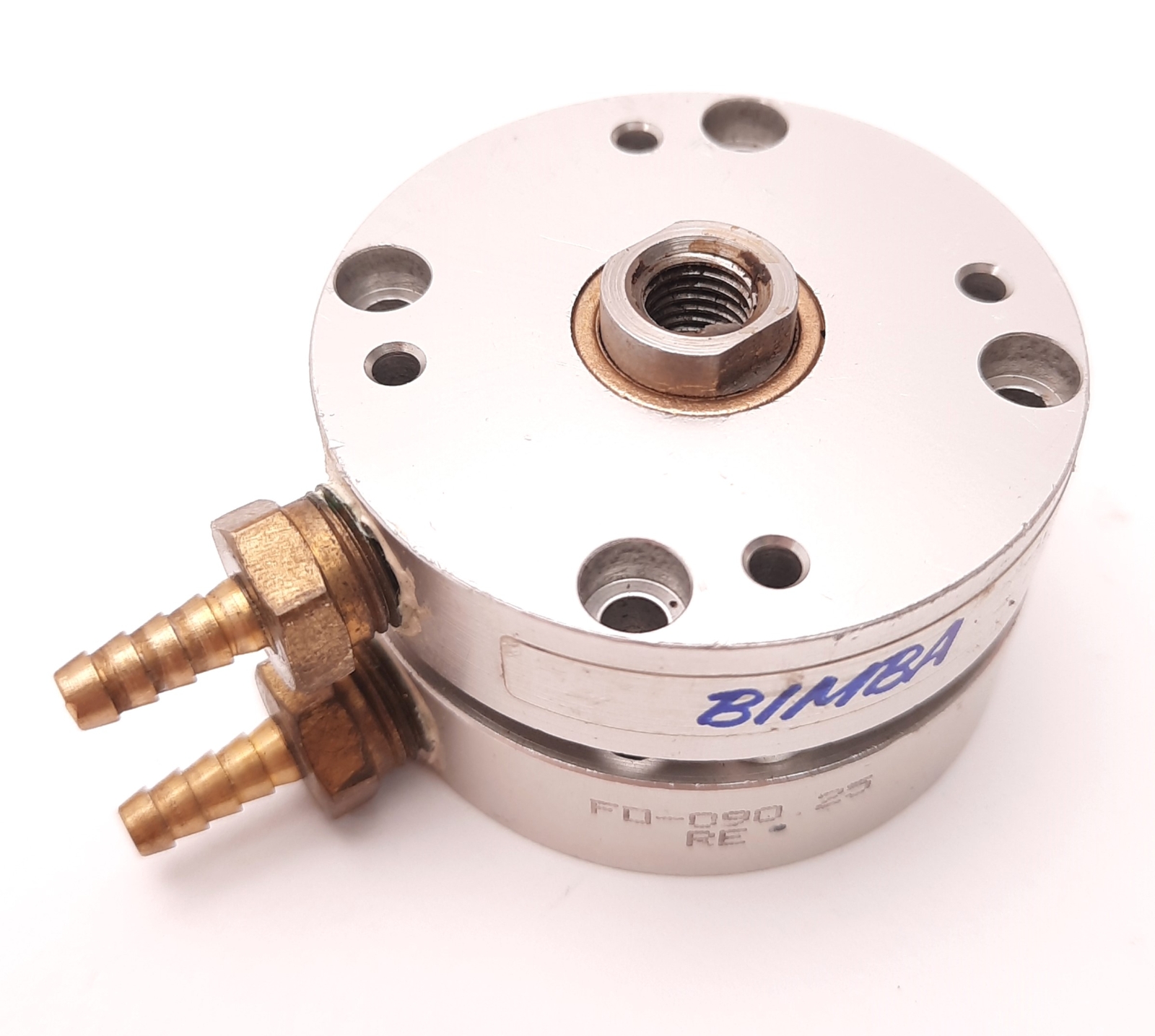 Bimba FO090.25 FlatOne Pneumatic Cylinder, 11/16" Bore, 0.25" Stroke